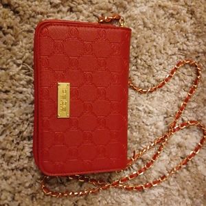 Women's red purse